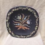 Vintage Handgeschilderd Keramiek Bord - S. Mora D.186, Antiek en Kunst, Ophalen of Verzenden