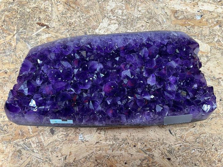 Amethist cluster (70) hoogste kwaliteit, diep paarse kleur., Verzamelen, Mineralen en Fossielen, Mineraal, Ophalen of Verzenden