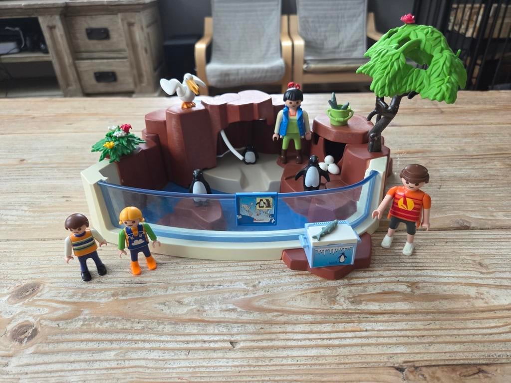 Playmobil Dierentuin Pinguïn Verblijf, Ophalen of Verzenden, Zo goed als nieuw, Complete set