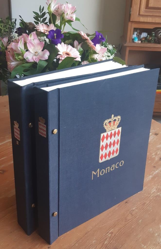 Monaco 1885 - 1982 in 2 DAVO albums, zeer uitgebreid., Ophalen of Verzenden, Buitenland