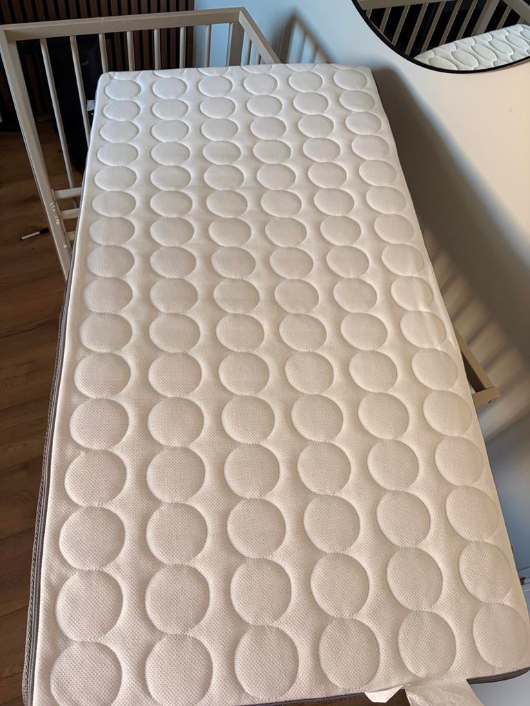 Ledikant met IKEA matras en wollen topper, Ophalen, Gebruikt, Ledikant