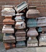 Oude antieke houten india poer tuindecoratie sober wonen, Ophalen, Gebruikt, T, N