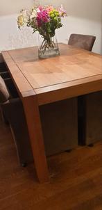 Nette eiken eettafel 150x90 cm, Huis en Inrichting, Tafels | Eettafels, Ophalen, Gebruikt, 100 tot 150 cm, Eikenhout