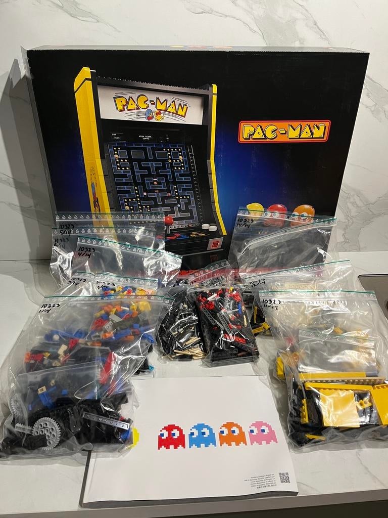 Lego Icons 10323 Pac-man arcade, Ophalen, Zo goed als nieuw, Complete set, Lego