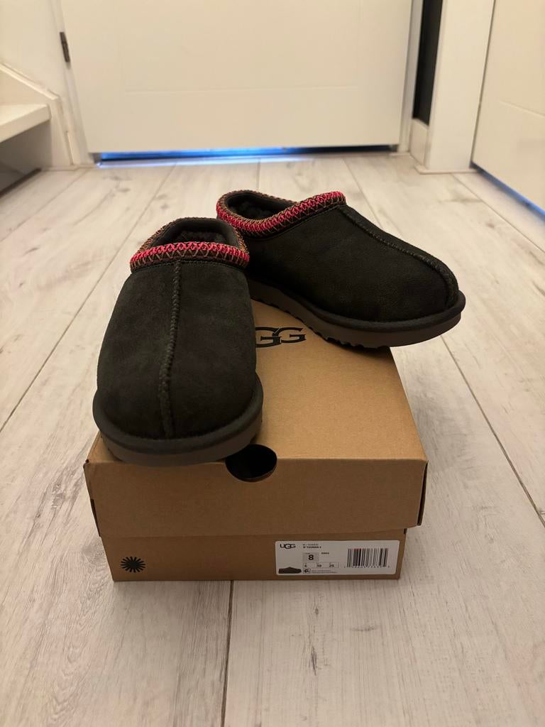 UGG Tasman II Pantoffels - Dense Smoke - Maat 39, Verzenden, Nieuw, Grijs, Pantoffels of Sloffen