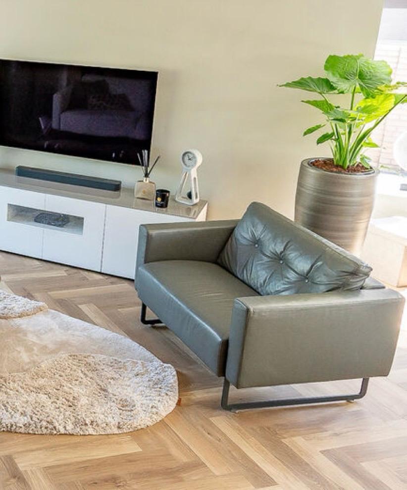 Artifort Mare Loveseat leer, Huis en Inrichting, Ophalen, Tweepersoons, Zo goed als nieuw, Minder dan 150 cm