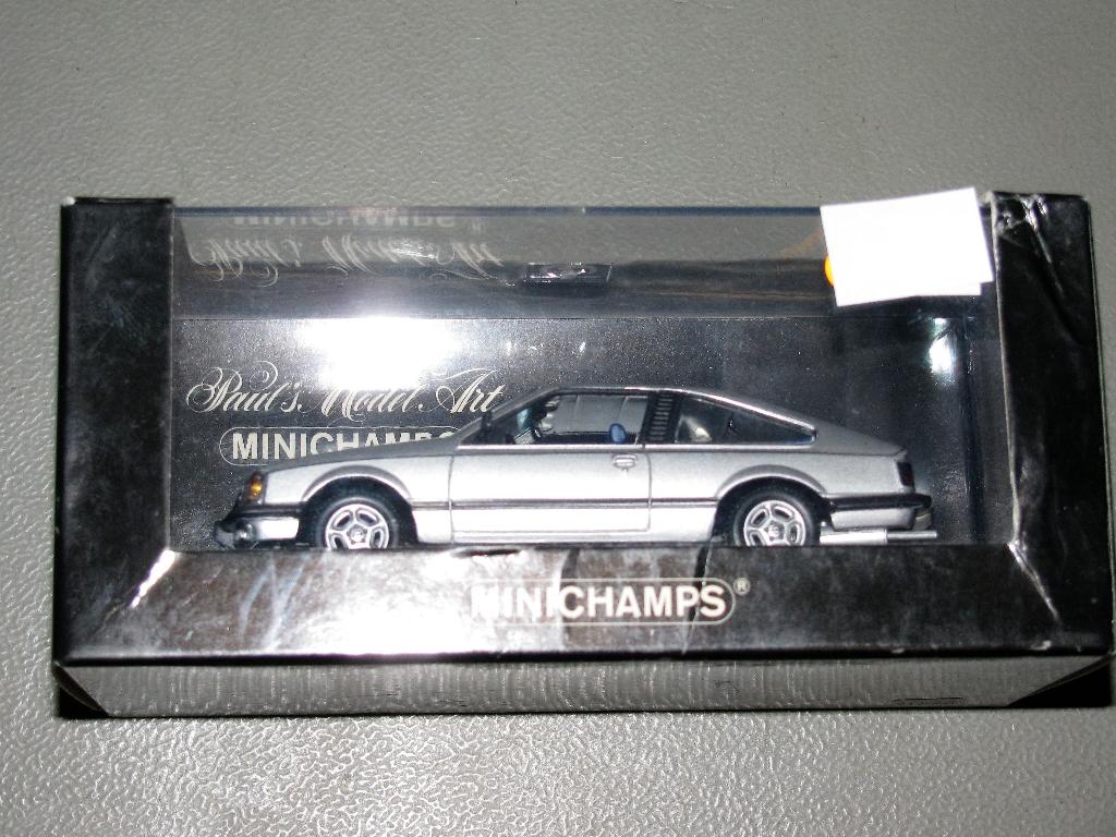 Minichamps Opel Monza1980 Silver no 400045122 Schaal 1:43, Ophalen, Nieuw, Auto, MiniChamps