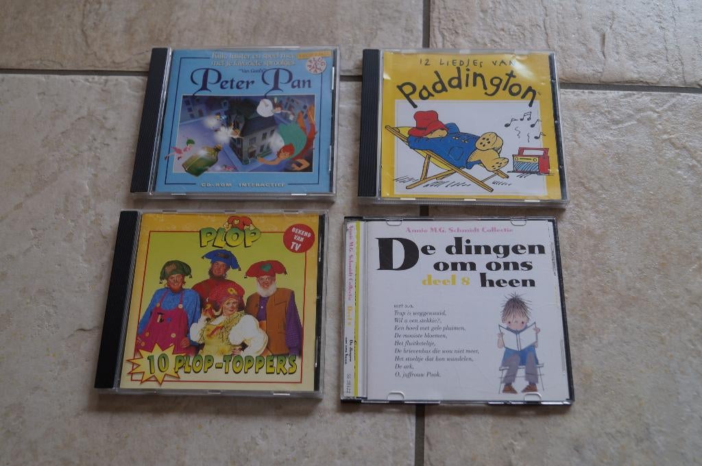 4 kinder CD's, Ophalen of Verzenden, Zo goed als nieuw