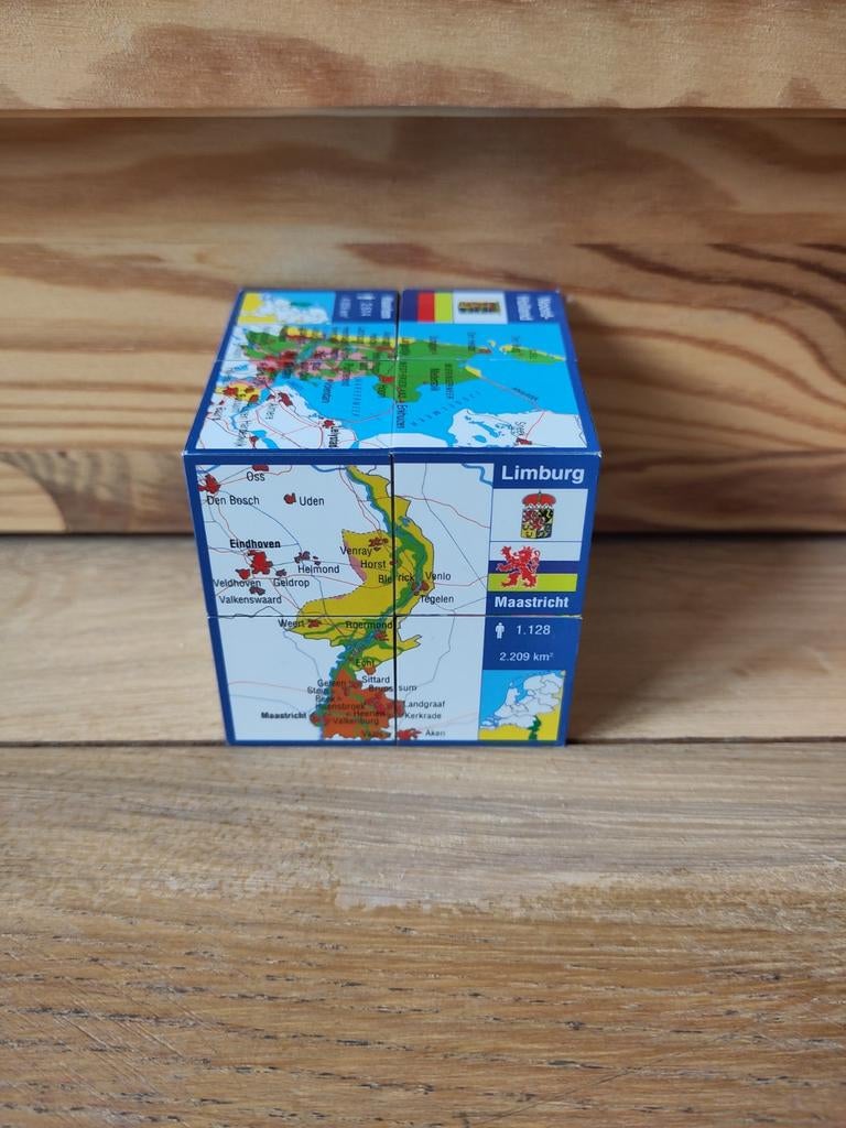 Zoobookoo Kubus Nederland Provincies Puzzel, Ophalen of Verzenden, Zo goed als nieuw, Ontdekken