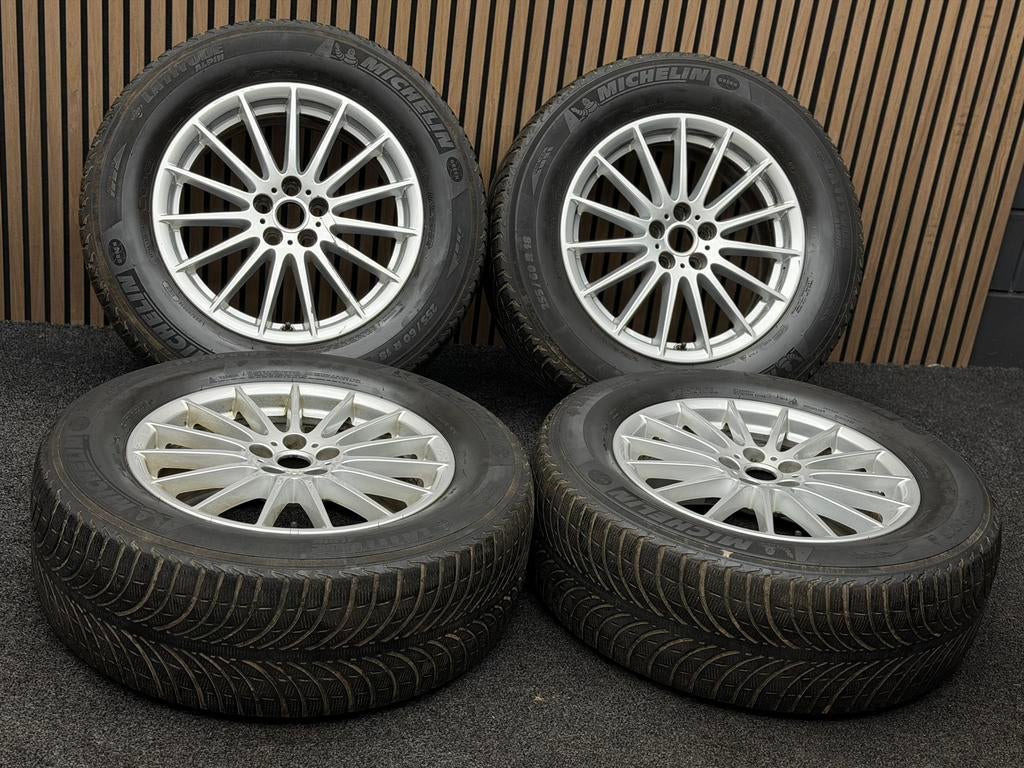 WINTER! Originele 18 inch Jaguar F Pace 5x108 ET45 63.4 TPMS, Ophalen, 18 inch, 255 mm, .