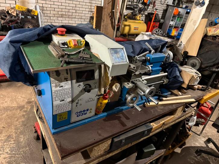 Hbm draaibank, Doe-het-zelf en Verbouw, Draaibanken, Zo goed als nieuw, Metaaldraaibank, Ophalen