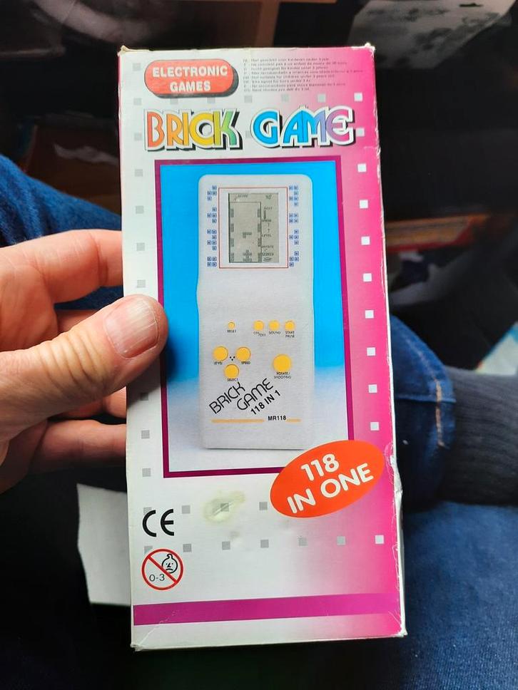Brick Game Handheld Console - 118 Spellen in één!, Spelcomputers en Games, Games | Overige, Zo goed als nieuw, Verzenden