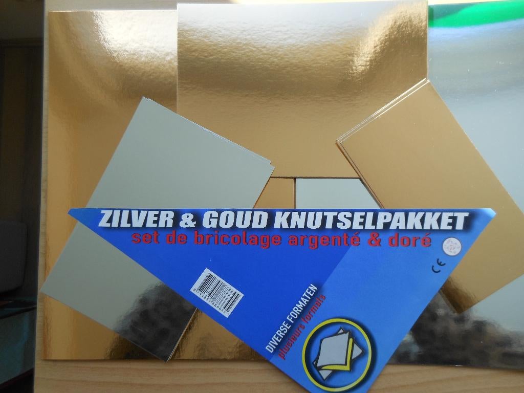 Zilver / goud knutselpakket, Ophalen of Verzenden, Zo goed als nieuw, Kerst, Overige typen