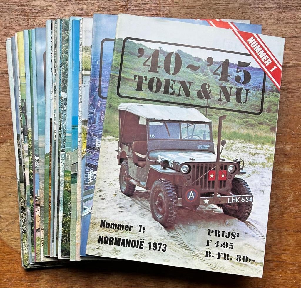 Tijdschriften '40-'45 Toen & Nu (1975), Boeken, Oorlog en Militair, Ophalen of Verzenden, Tweede Wereldoorlog, Gelezen