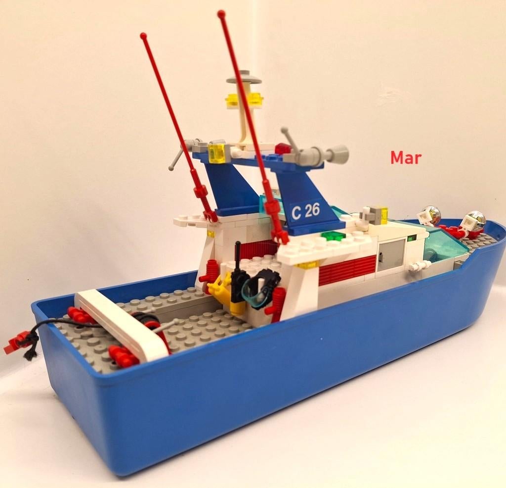 Lego 4022 system zeekoter C26 Sea Cutter, Gebruikt, Overige thema's, Lego, Ophalen of Verzenden