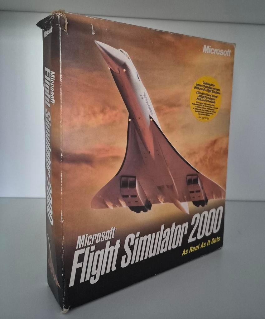 Microsoft Flight Simulator 2000 PC big box, 1 speler, Ophalen of Verzenden, Simulatie, Vanaf 12 jaar