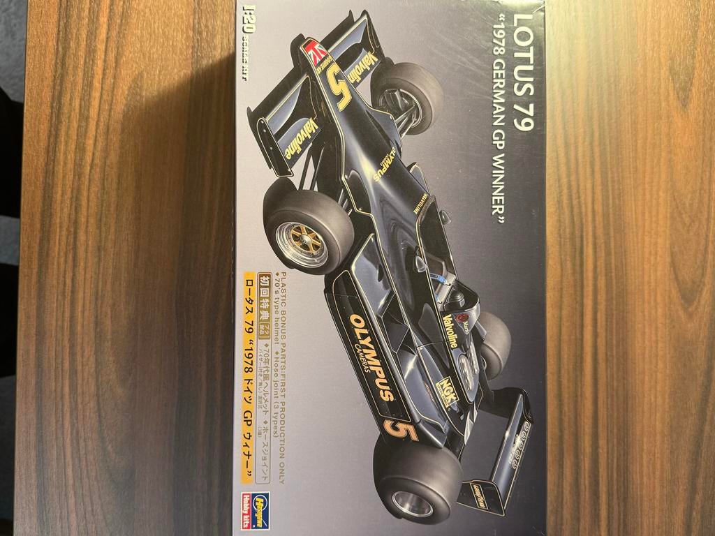 Hasegawa 1/20 scale Lotus 79, Hobby en Vrije tijd, Modelbouw | Auto's en Voertuigen, Overige merken, Auto, Groter dan 1:32, Nieuw