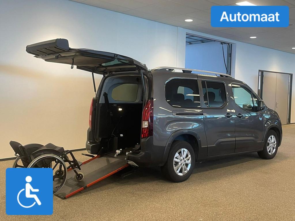 Peugeot Rifter L2 Rolstoelauto Automaat 5+1, Auto's, Automaat, 12 maanden, Stof, Gebruikt