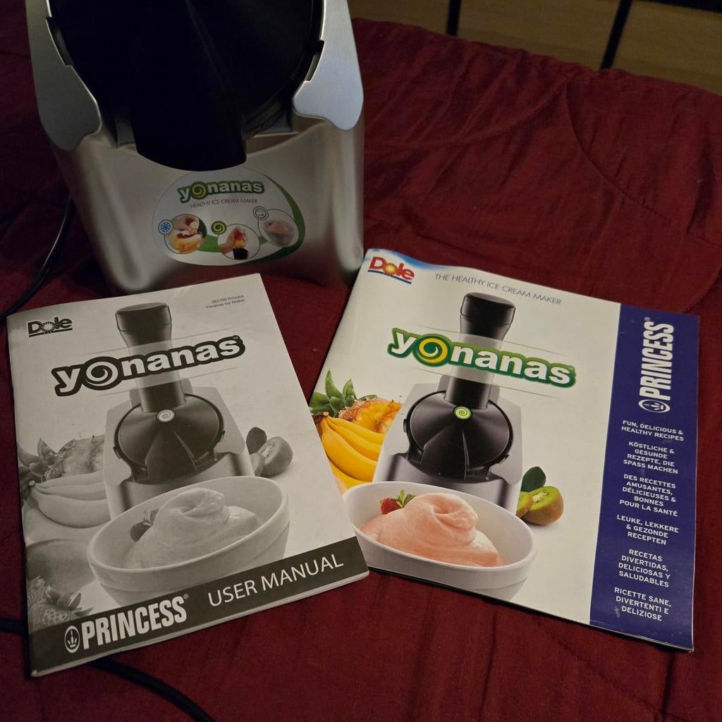 Yonanas Healthy Ice Cream Maker - Zo goed als nieuw, Witgoed en Apparatuur, IJsmachines, Zo goed als nieuw, Ophalen