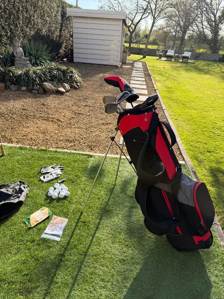 Zo goed als nieuwe linkshandige golfset - Wilson Pro Staff, Sport en Fitness, Golf, Ophalen of Verzenden, Zo goed als nieuw, Set