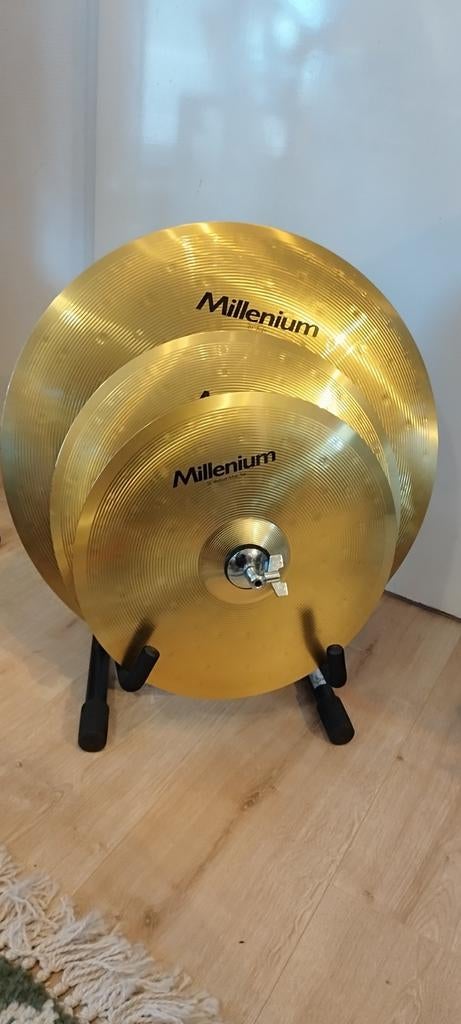 Millenium brass bekken set, Muziek en Instrumenten, Drumstellen en Slagwerk, Ophalen of Verzenden