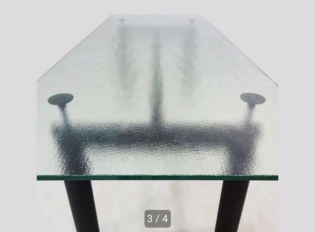 Origineel glazen tafelblad LC6 Cassina, Huis en Inrichting, Tafelonderdelen, Ophalen, Zo goed als nieuw, Rechthoekig, 50 tot 100 cm