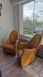 Gele stoelen/fauteuils, Huis en Inrichting, Fauteuils, Ophalen, Gebruikt, 75 tot 100 cm, 50 tot 75 cm