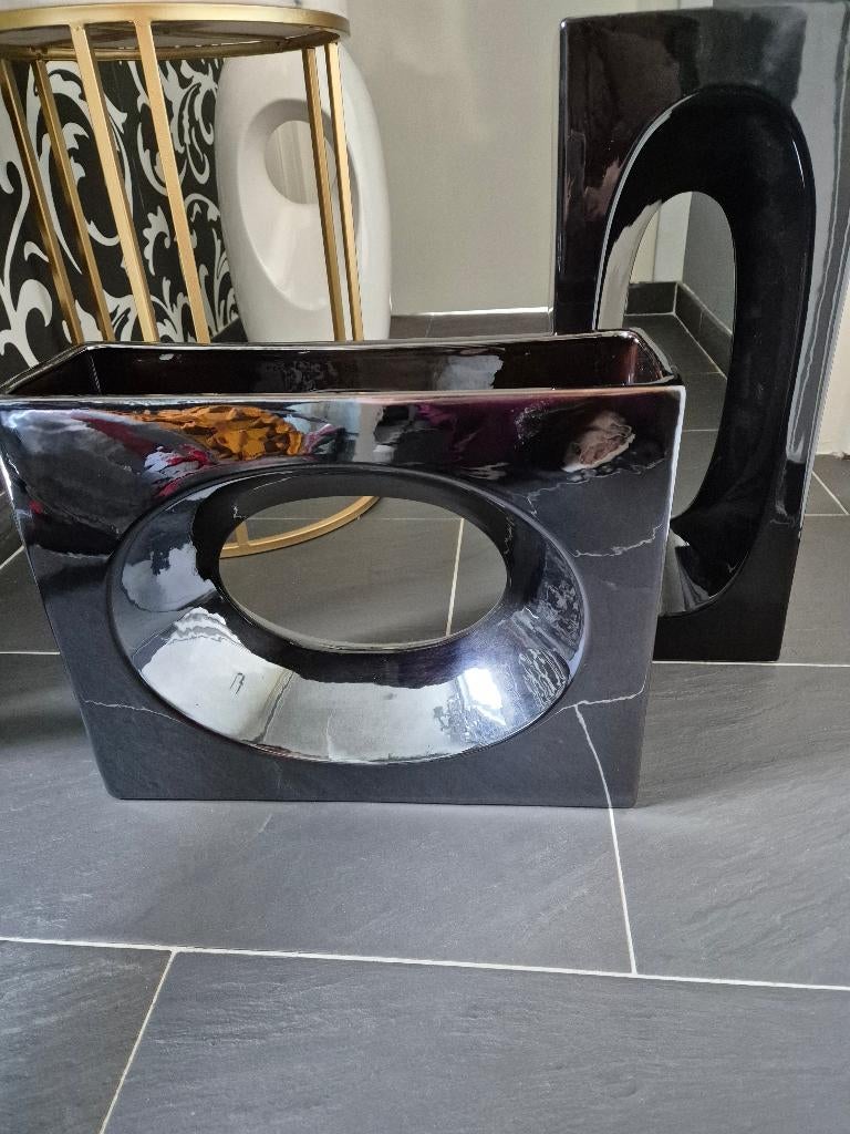 Mooie Bob Woonaccecoires, Zwart, Aardewerk of Porselein, Ophalen of Verzenden, Zo goed als nieuw