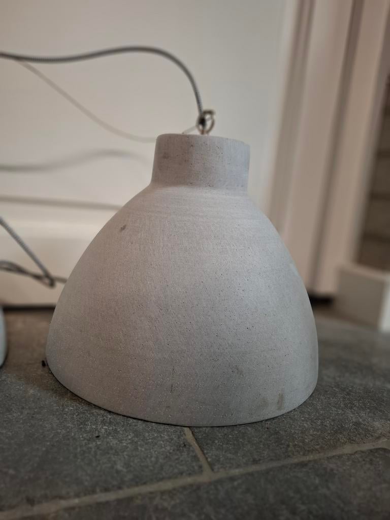 Betonlook hanglampen, Ophalen, Gebruikt, Kunststof, Minder dan 50 cm