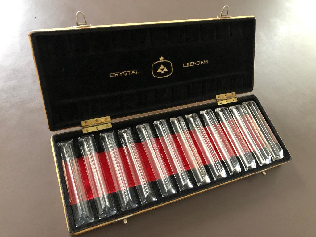 Kristallen messenleggers, Ophalen of Verzenden