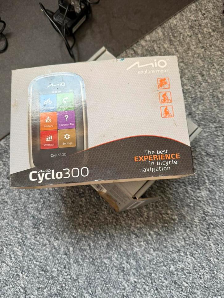 Mio Cyclo 300 Benelux compleet in doos., Fietsen en Brommers, Fietsaccessoires | Fietscomputers, Zo goed als nieuw, GPS, Ophalen of Verzenden
