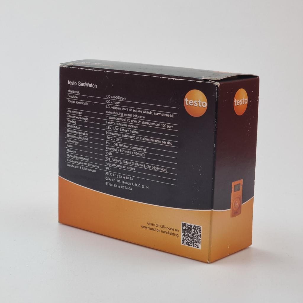 Testo Gaswatch Draagbare CO-monitor | Nieuw in doos, Testo, Nieuw, Support@testo.com, Testo AG, Testo-Str. 1, 
79853 Lenzkirch
Germany