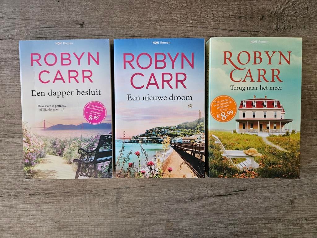 Robyn Carr Boekenpakket: Een dapper besluit, Een nieuwe droo, Ophalen of Verzenden, Zo goed als nieuw, Robyn Carr, Nederland
