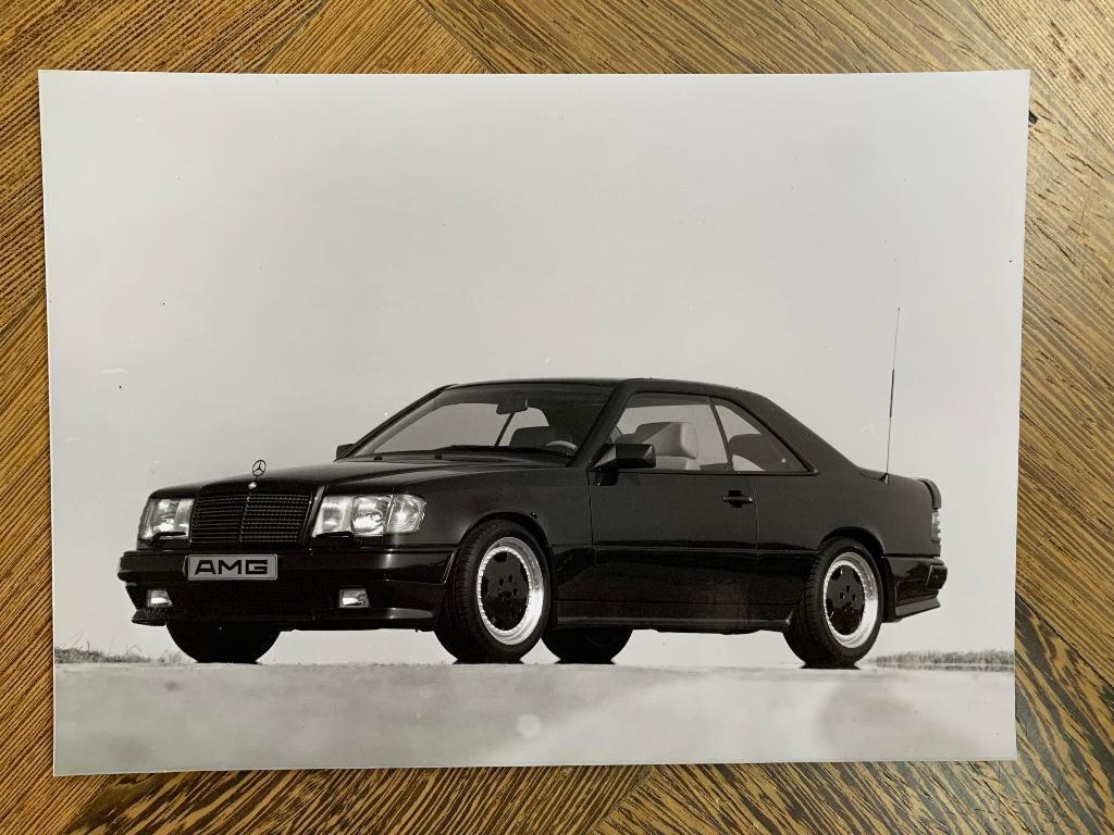 Persfoto Mercedes-Benz AMG CE W124 coupe the Hammer 1986, Nieuw, Mercedes-Benz, Mercedes, Ophalen of Verzenden