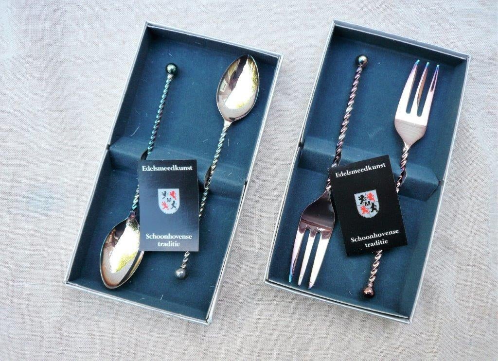 Albert Heijn 1990 actie Zilverstad Schoonhoven vorkjes lepel, Albert Heijn, Ophalen of Verzenden