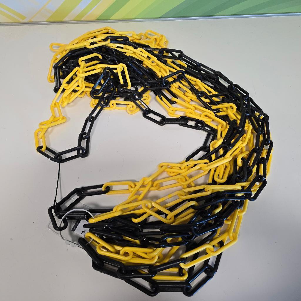 Diverse kunststof afzetkabel waarschuwingskettingen, Hobby en Vrije tijd, Ophalen, Gebruikt