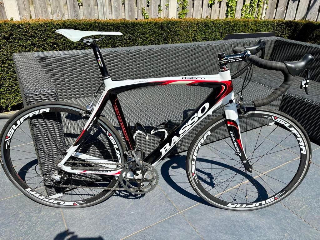 Basso Astra 56cm, Fietsen en Brommers, 28 inch, Gebruikt, Carbon, Meer dan 20 versnellingen