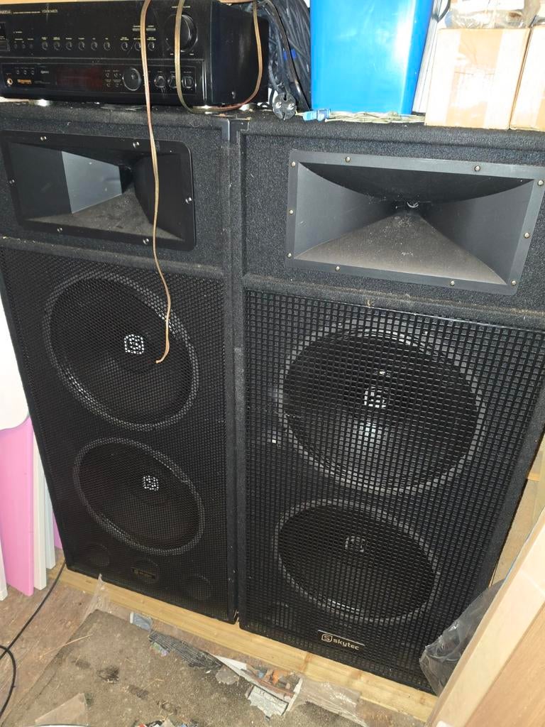 luidsprekers, Audio, Tv en Foto, Luidsprekers, Zo goed als nieuw, 120 watt of meer, Front, Rear of Stereo speakers, Ophalen