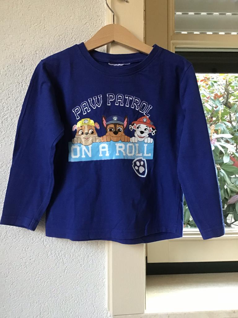 Paw Patrol shirt maat 116/122, Kinderen en Baby's, Kinderkleding | Maat 116, Ophalen of Verzenden, Zo goed als nieuw, Jongen, Shirt of Longsleeve