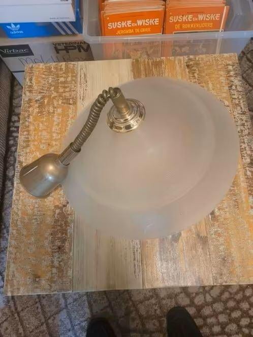 Oude lamp, Ophalen, Gebruikt, Glas, Minder dan 50 cm