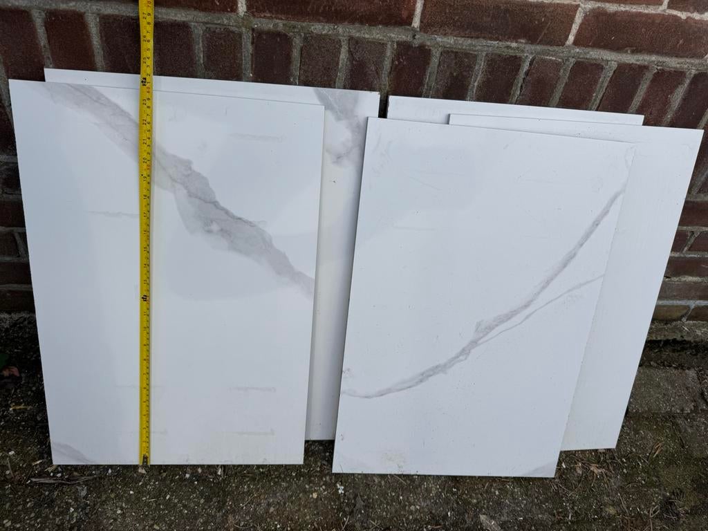 5 marmerlook tegels (gratis op te halen), Ophalen, Nieuw