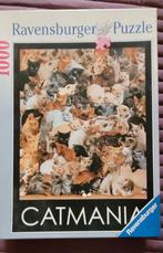 Puzzel ravensburger catmania 1000 stukjes, Ophalen of Verzenden, 500 t/m 1500 stukjes, Zo goed als nieuw
