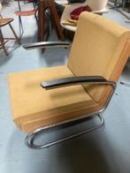Ahrend- de Cirkel chroombuis fauteuil, Huis en Inrichting, Ophalen, Zo goed als nieuw, 75 tot 100 cm, 50 tot 75 cm