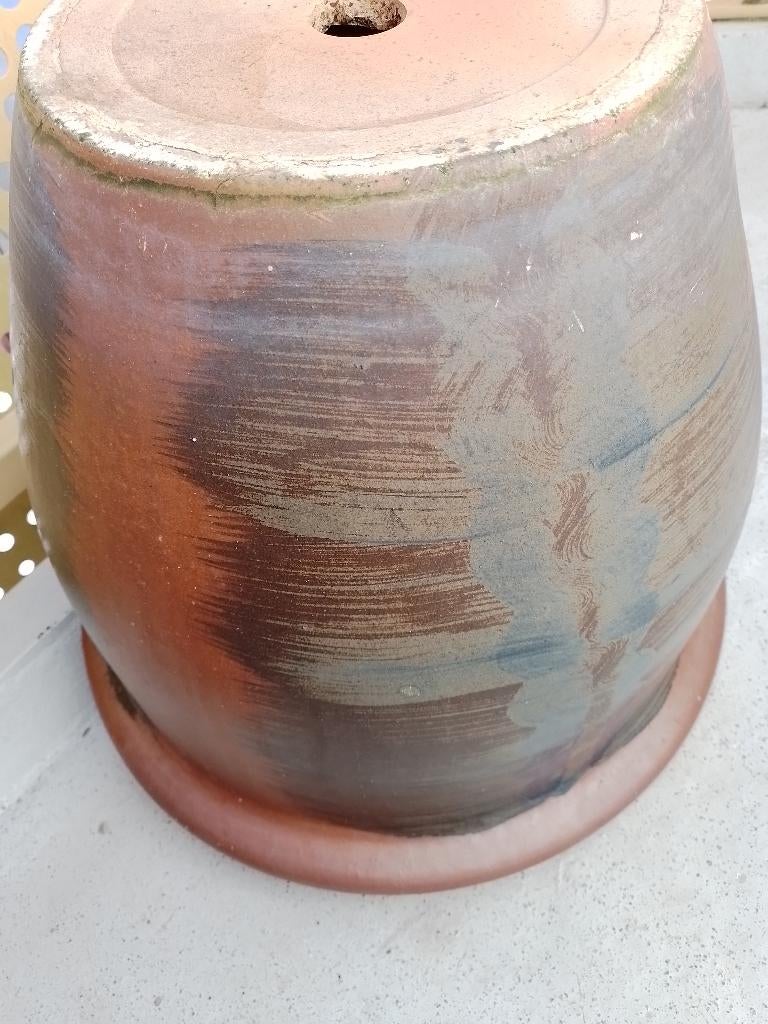 Bloem,planten pot, Tuin en Terras, Ophalen, Steen, Gebruikt, Minder dan 60 cm