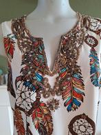 K-Design windvanger crème met bruine jurk XL, K-design, Overige kleuren, Verzenden, Maat 46/48 (XL) of groter