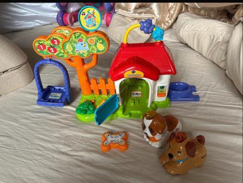 Vtech hondenhok met honden en boom, Kinderen en Baby's, Speelgoed | Vtech, Ophalen of Verzenden, Gebruikt, 6 maanden tot 2 jaar