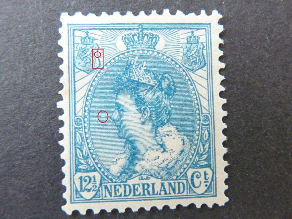 plaatfout 63 , ongebruikt., Verzenden, T/m 1940, Postfris