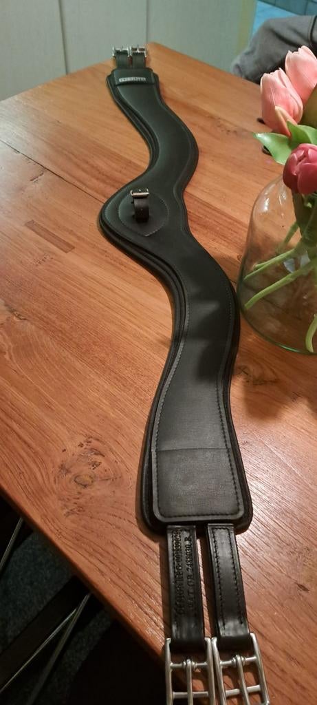 Prolite anatomische lange singel zwart 120 cm, Dieren en Toebehoren, Ophalen of Verzenden, Nieuw, Dressuur