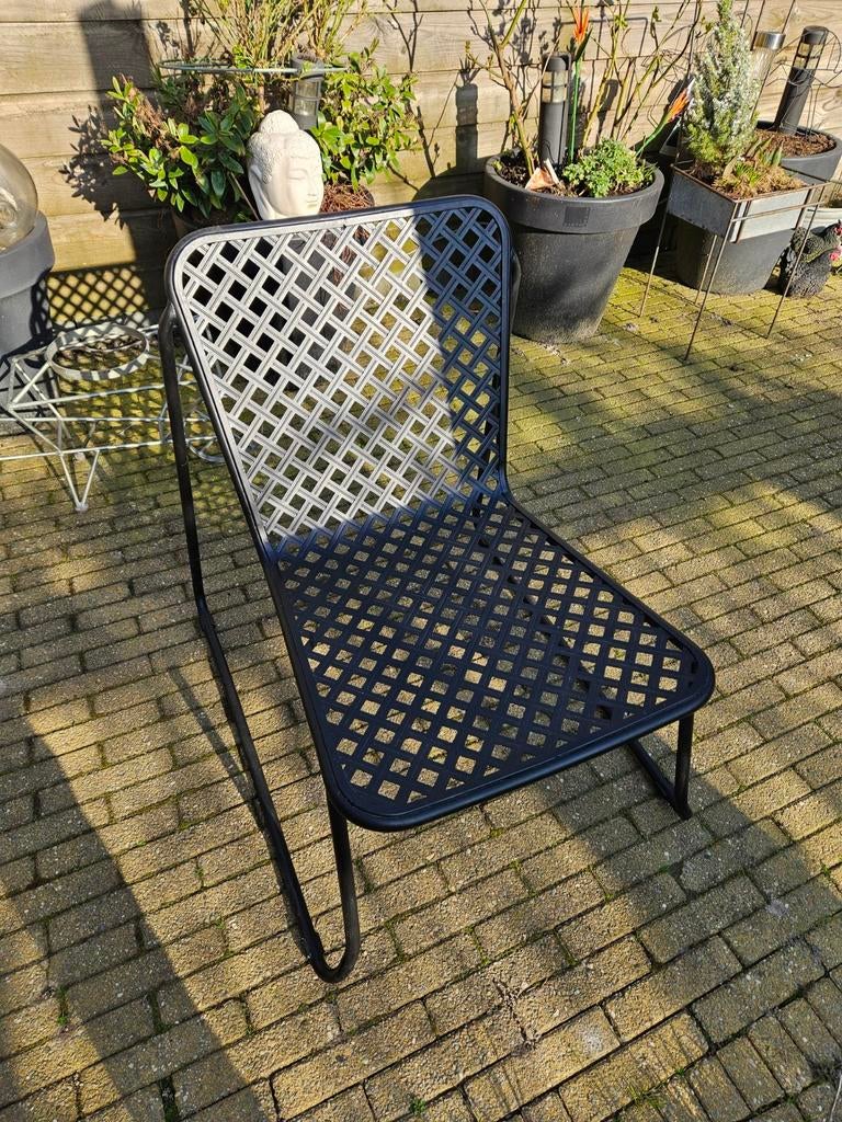 Metalen stoel voor binnen of buiten, Huis en Inrichting, Stoelen, Ophalen of Verzenden