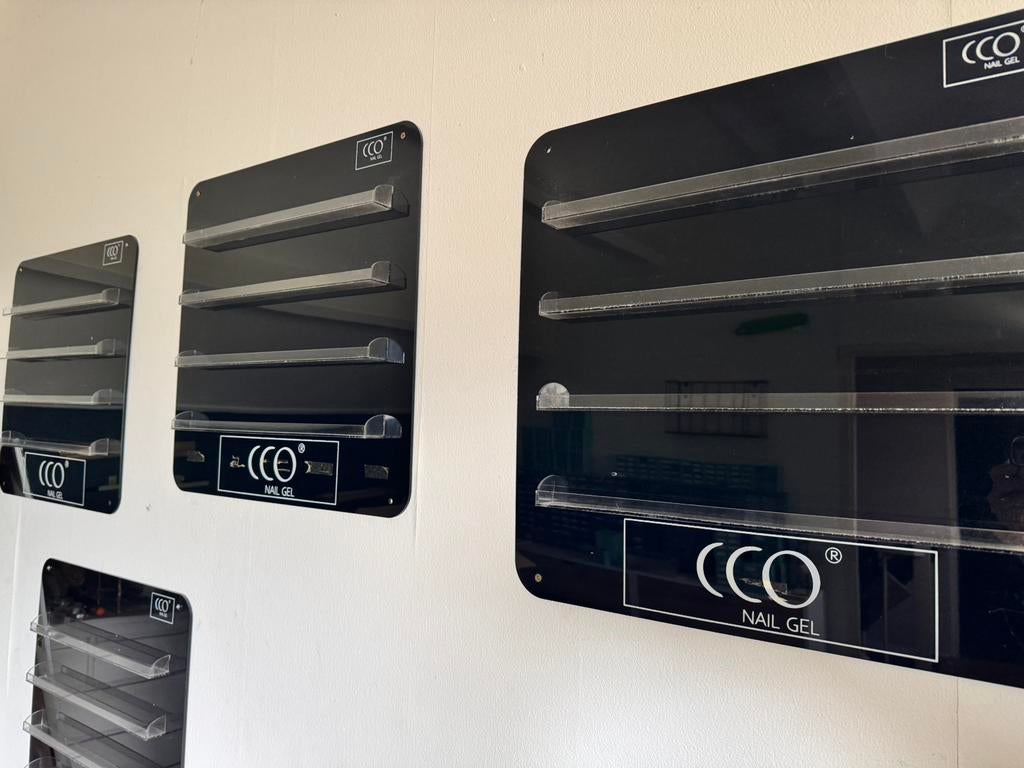 Wandborden voor gellak, Ophalen of Verzenden, Gebruikt, Zwart, Handen en Nagels